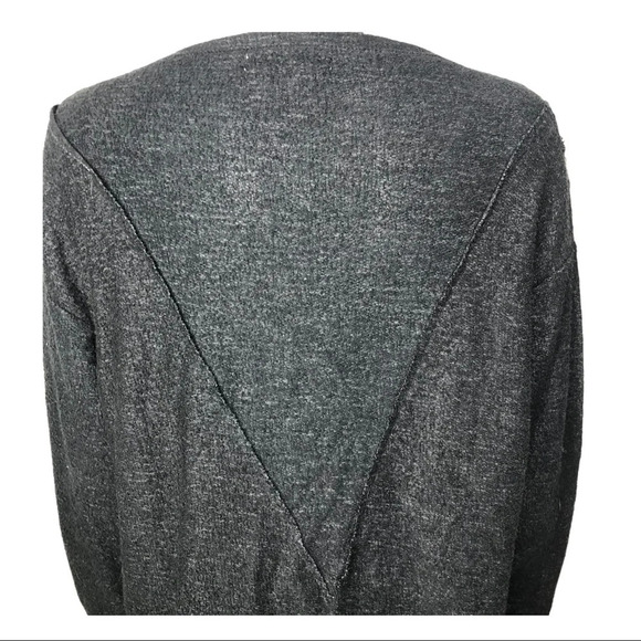 🛍️3/$40 Zara  Black Grey Metallic Mixed Long Sleeve Sweater Size Small - Picture 4 of 5